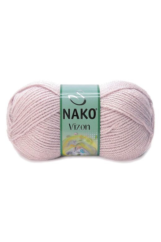 Nako RT-RYL-NWNKVZ318-5 5 Adet Vizon Premium Akrilik El Örgü İpi Yünü Renk No:318 Gül Goncası