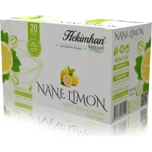 Nane Limon 20'li Süzen Poşet Çay Sallama Bitki Çay, Demleme Bitki Çayı