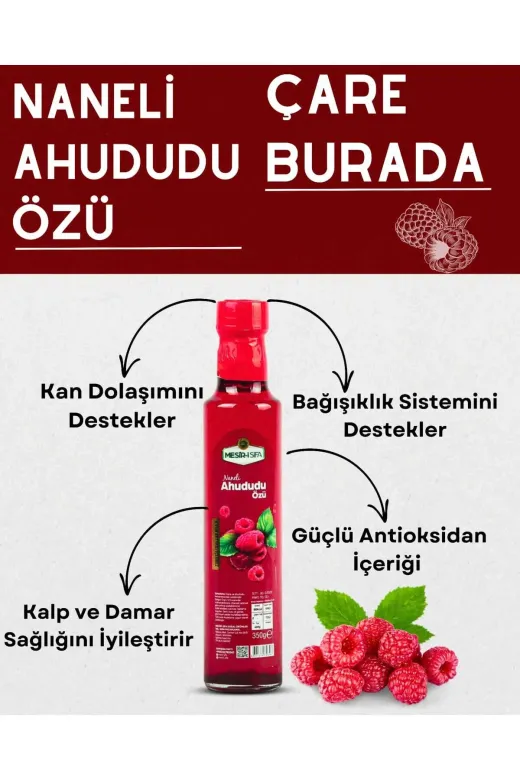 Naneli Ahududu Özü 350 Gr