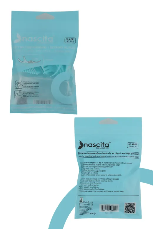 Nascita NASDISIPX001 Çift İpli Diş Kürdanı + Seyahat Kutusu - 01