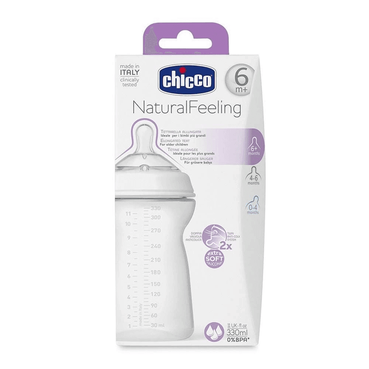 NaturalFeeling PP Biberon 6 Ay+ 330 ml