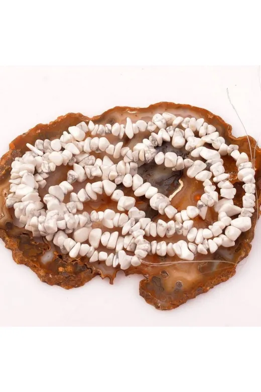 NATURALİM 123123123123 Beyaz Havlit Taşı Doğal Taş Kırık Taş Dizi 80 Cm Orjinal Doğal Taş Dizi