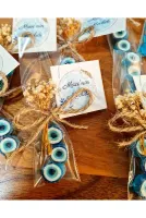 Nazar Desenli Düğün, Babyshower, Doğum Günü, Mevlit, Nikah, Nişan Şekeri 100 Adet