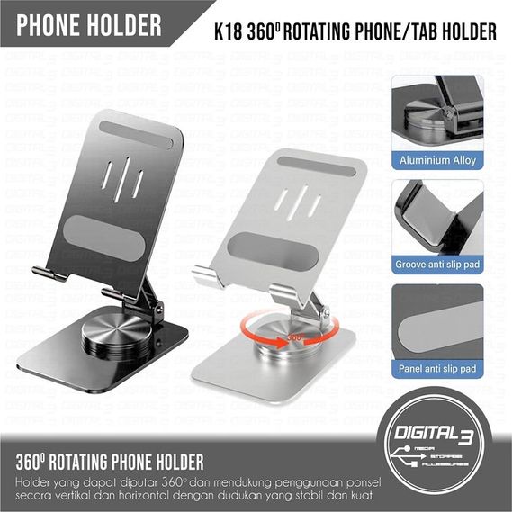 NDRk18 Ndr Holder K18 Metal Telefon Tutucu