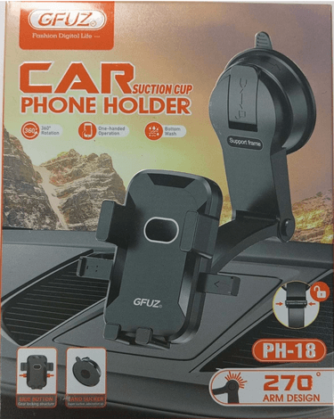 NDRph18 Ndr Ph-18 Gfuz Holder Ayarlanabilir Vantuz Tabanlı Araba Telefon Tutucusu