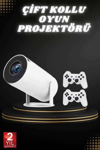 Necolabs 73643803 Taşınabilir Android Projeksiyon Ayaklı Çift Kollu 4K Çözünürlüklü Sinema Projeksiyonu