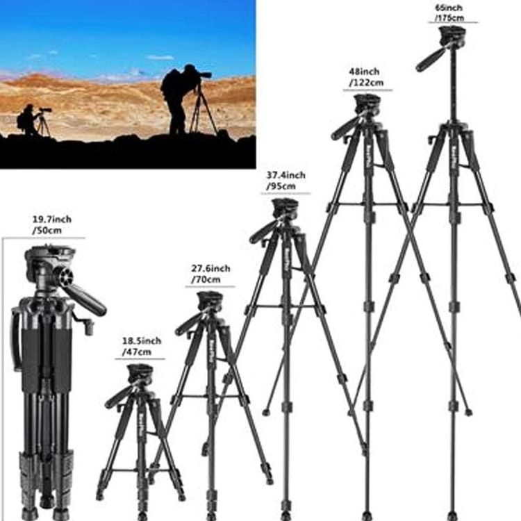 Neepho Np-8850 175 Cm Ayarlanabilir 360° Dönebilen Taşıma Çantalı Tripod