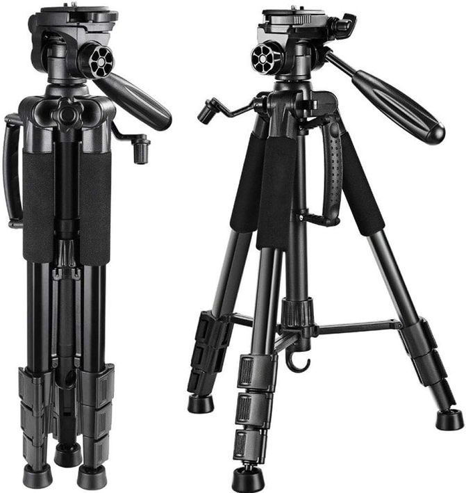 Neepho Np-8850 175 Cm Ayarlanabilir 360° Dönebilen Taşıma Çantalı Tripod