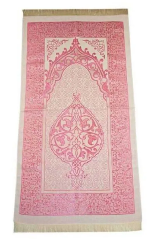 NEHİR HEDİYELİK 01NH84 Bohçalık Çeyizlik Hediyelik Inci Detaylı Çantada (Kuran, Seccade, Tesbih, Zikirmatik Set) Pembe