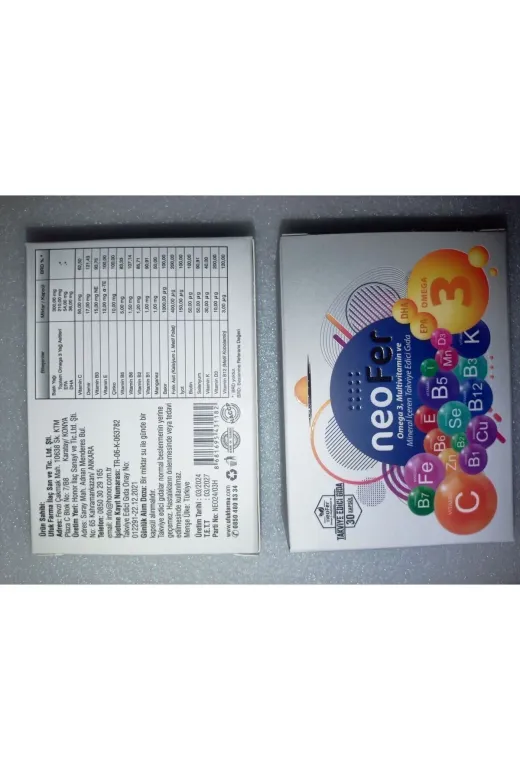 Neolife nfr Neofer 30Kp Multivitamin Mineral 2 Kutu