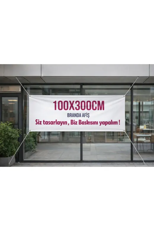 NEON Dijital Baskı Merkezi NDB100x300 Dijital Baskı Merkezi - 100X300 Cm Sahibinden Satılık Branda - Afiş- Pankart