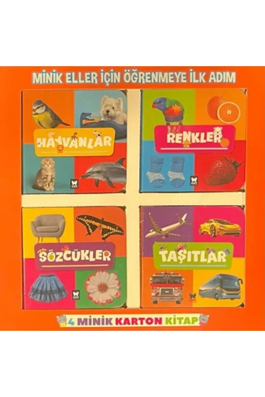 Net Çocuk Yayınları 2512TM9789750748813 Minik Eller İçin Öğrenmeye İlk Adım 4 Minik Karton Kitap Kitabı Güncel Kolektif Çocuk Ve Gençlik Kit