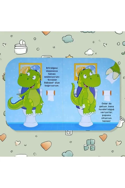 Net Çocuk Yayınları 4356677 Minik Dino - Tuvalet Kitabı