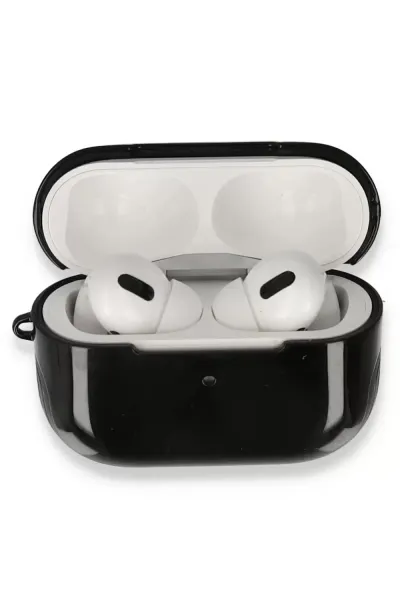 Newface Apple Airpods Pro (1.nesil) 3in1 Kılıf - Siyah