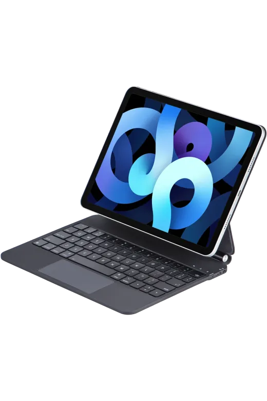 Newface Apple iPad Pro 11 (2022) Kılıf X7 Magic Manyetik Klavyeli Tablet Kılıfı - Siyah