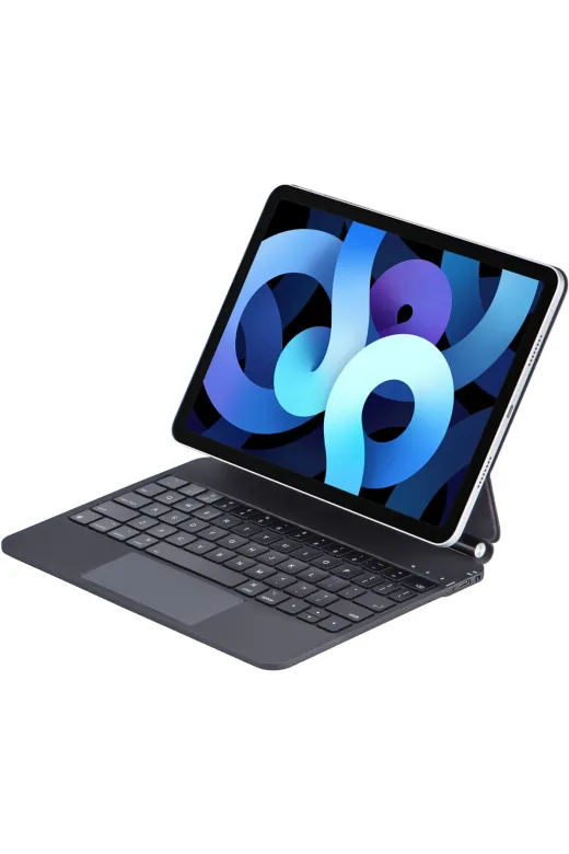 Newface Apple iPad Pro 13 (2024) Kılıf X9P Magic Manyetik Klavyeli Tablet Kılıfı - Siyah