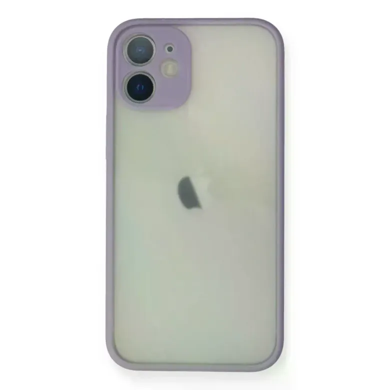 Newface Apple iPhone 11 Pro Max Kılıf Montreal Silikon Kapak - Mor