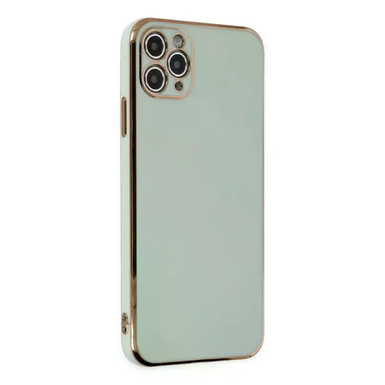 Newface Apple iPhone 11 Pro Max Kılıf Volet Silikon - Açık Yeşil