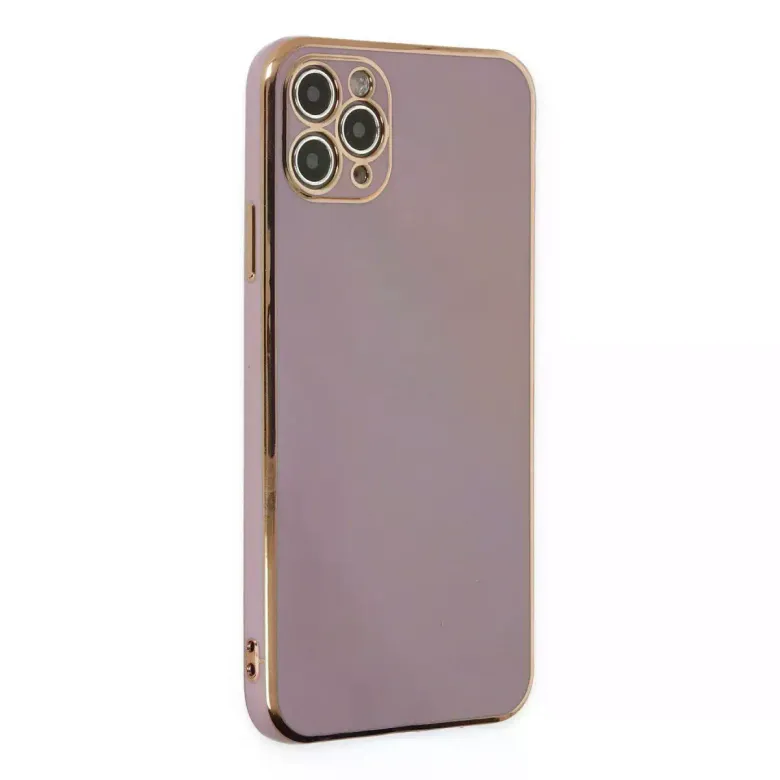 Newface Apple iPhone 11 Pro Max Kılıf Volet Silikon - Mor