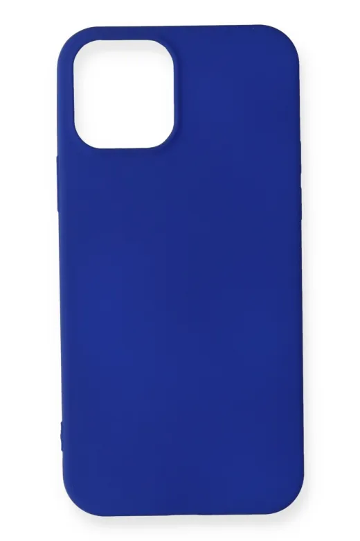 Newface Apple iPhone 12 Mini Kılıf First Silikon - Lacivert