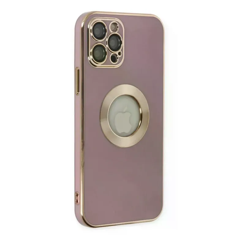 Newface Apple iPhone 12 Pro Kılıf Store Silikon - Mor