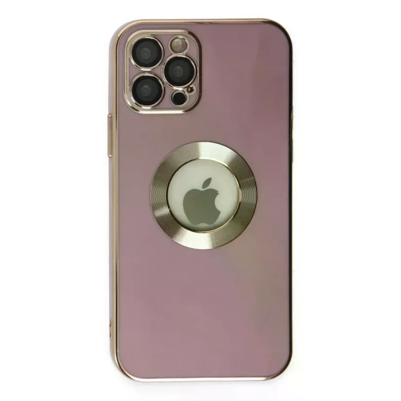 Newface Apple iPhone 12 Pro Kılıf Store Silikon - Mor