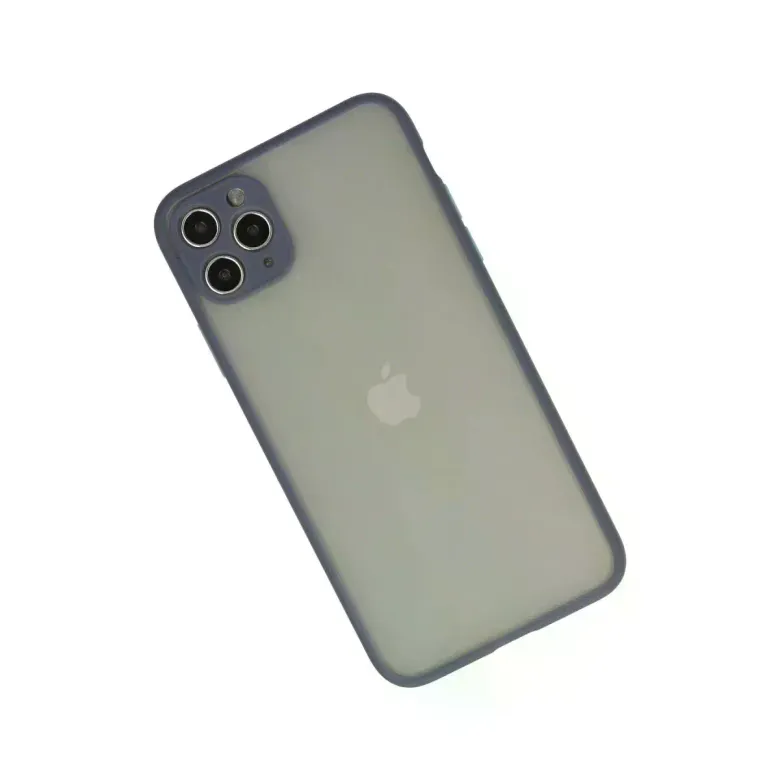 Newface Apple iPhone 12 Pro Max Kılıf Montreal Silikon Kapak - Gri