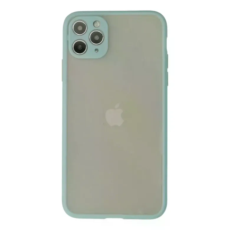 Newface Apple iPhone 12 Pro Max Kılıf Montreal Silikon Kapak - Turkuaz