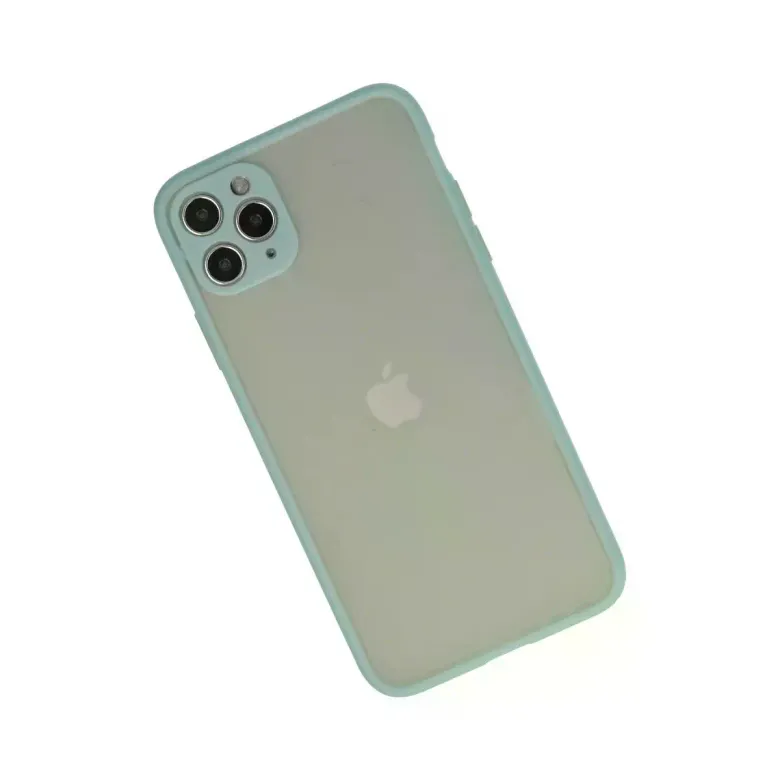 Newface Apple iPhone 12 Pro Max Kılıf Montreal Silikon Kapak - Turkuaz