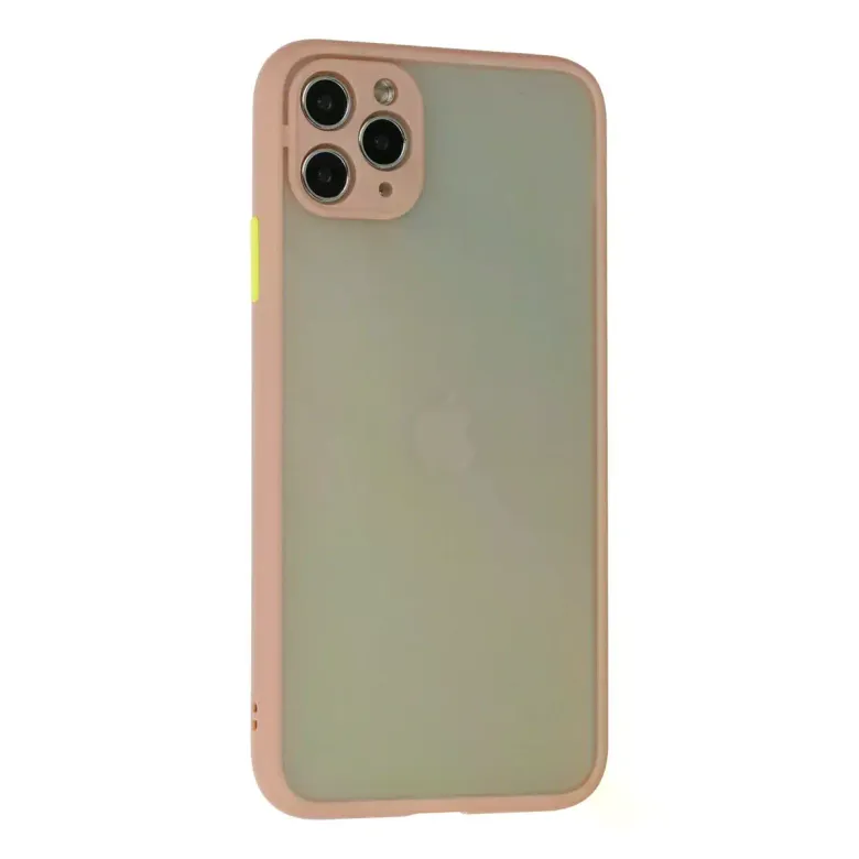 Newface Apple iPhone 12 Pro Max Kılıf Montreal Silikon Kapak - Pembe