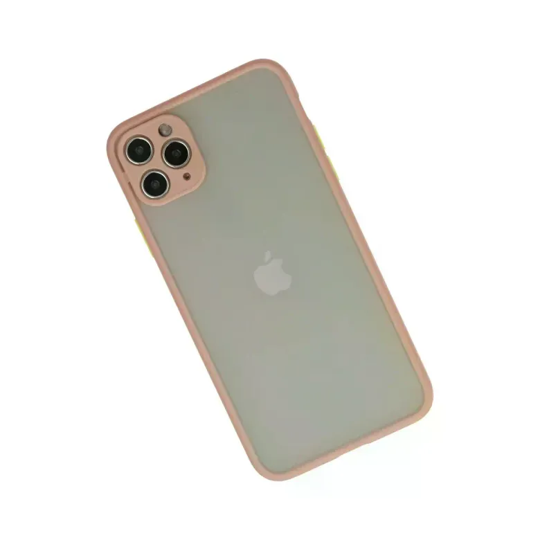Newface Apple iPhone 12 Pro Max Kılıf Montreal Silikon Kapak - Pembe
