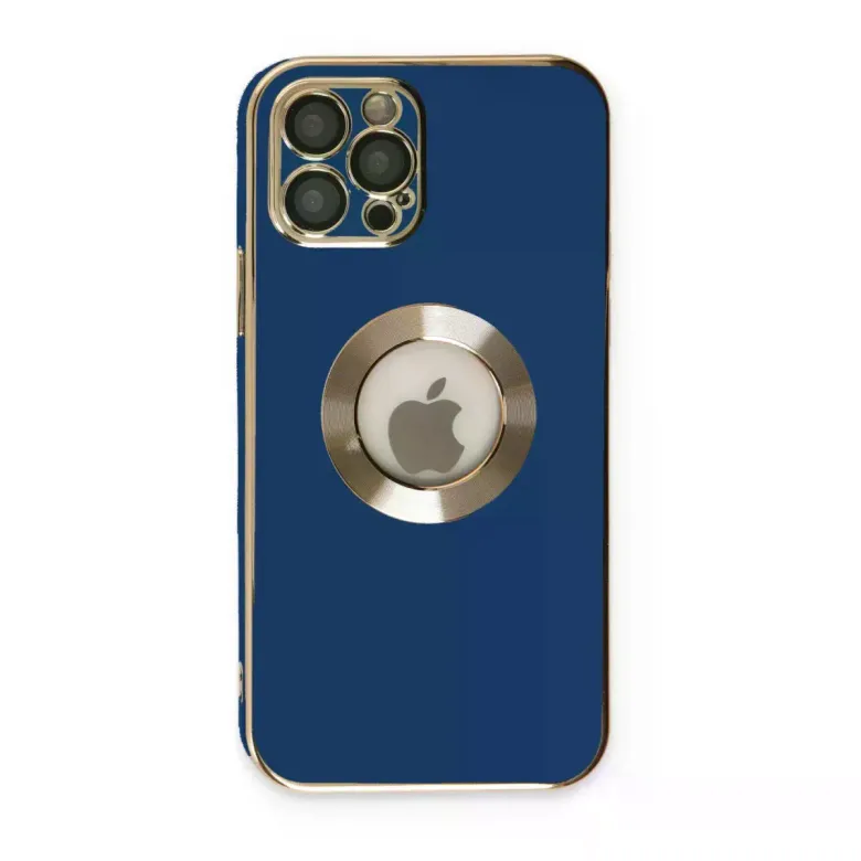 Newface Apple iPhone 12 Pro Max Kılıf Store Silikon - Mavi