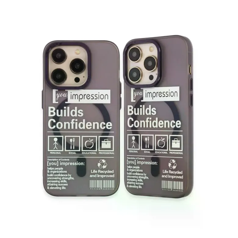 Newface Apple iPhone 14 Pro Kılıf Apollo Magneticsafe Desenli Kapak - Apollo Mor - 6