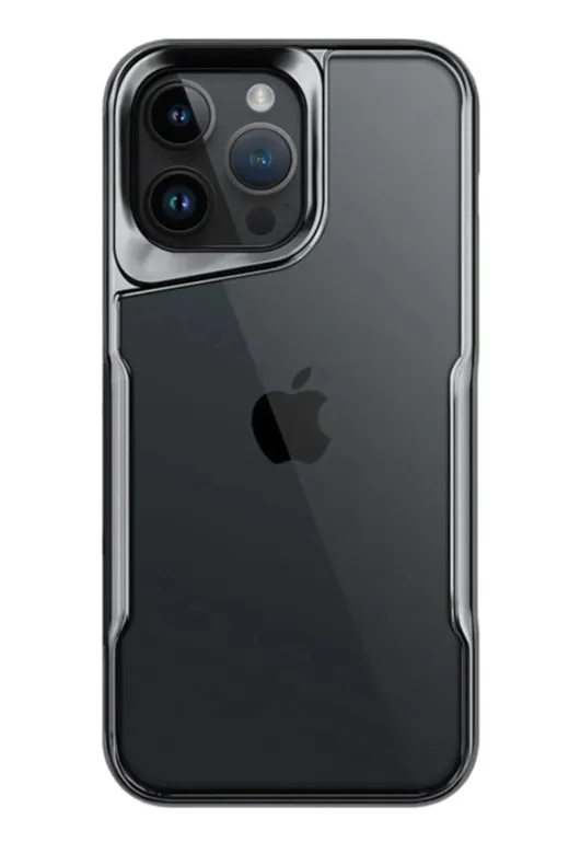 Newface Apple iPhone 15 Pro Kılıf Boyi Silikon Kapak - Titan Gri