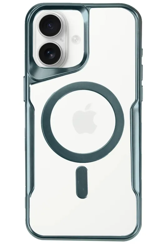 Newface Apple iPhone 16 Kılıf Boyi Magsafe Silikon Kapak - Turkuaz