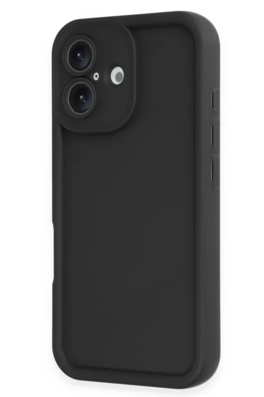Newface Apple iPhone 16 Kılıf Viera Silikon - Siyah