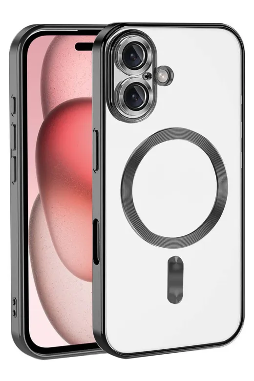 Newface Apple iPhone 17 Kross Magneticsafe Kapak - Siyah