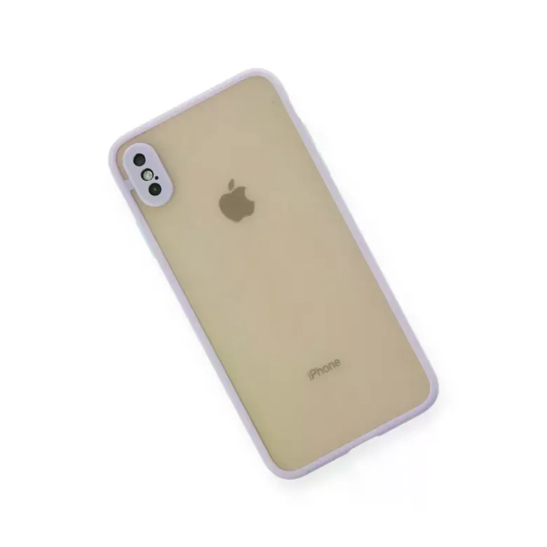 Newface Apple iPhone X Kılıf Montreal Silikon Kapak - Mor