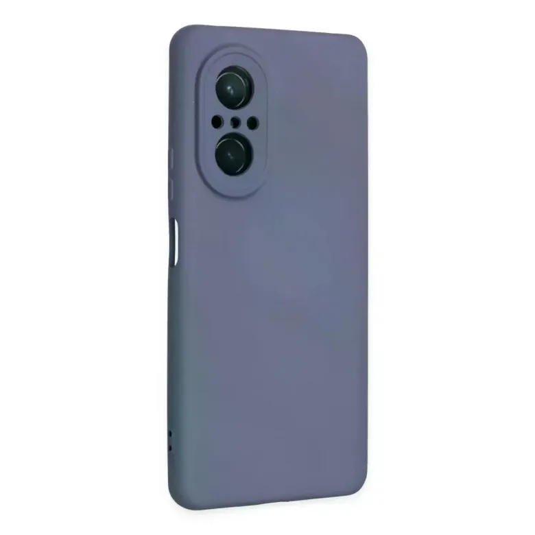 Newface Huawei Nova 9 SE Kılıf Nano içi Kadife Silikon - Gri