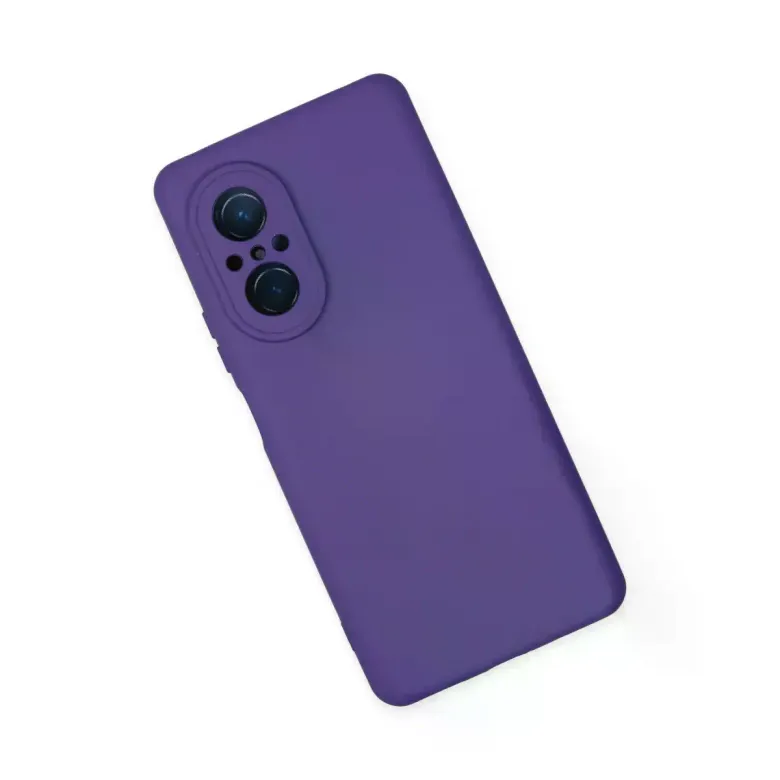 Newface Huawei Nova 9 SE Kılıf Nano içi Kadife Silikon - Mor