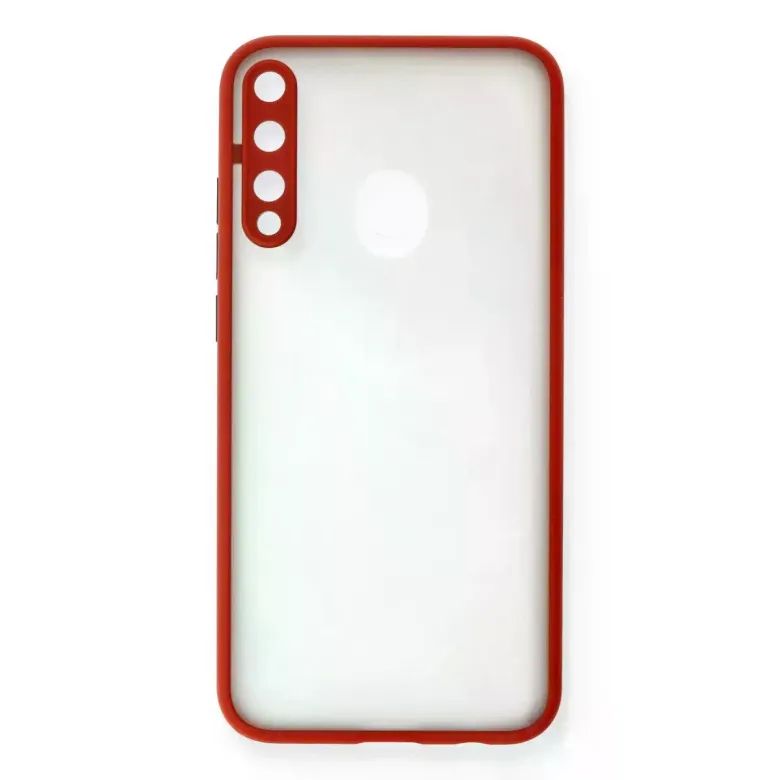 Newface Huawei P40 Lite E Kılıf Montreal Silikon Kapak - Kırmızı