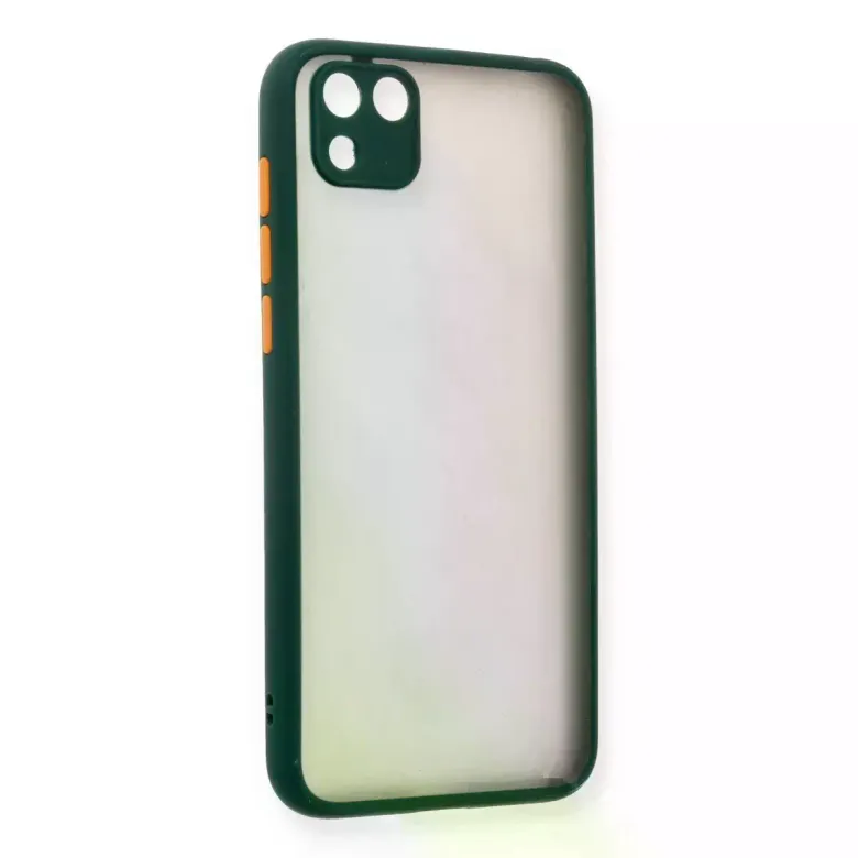 Newface Huawei Y5P Kılıf Montreal Silikon Kapak - Yeşil
