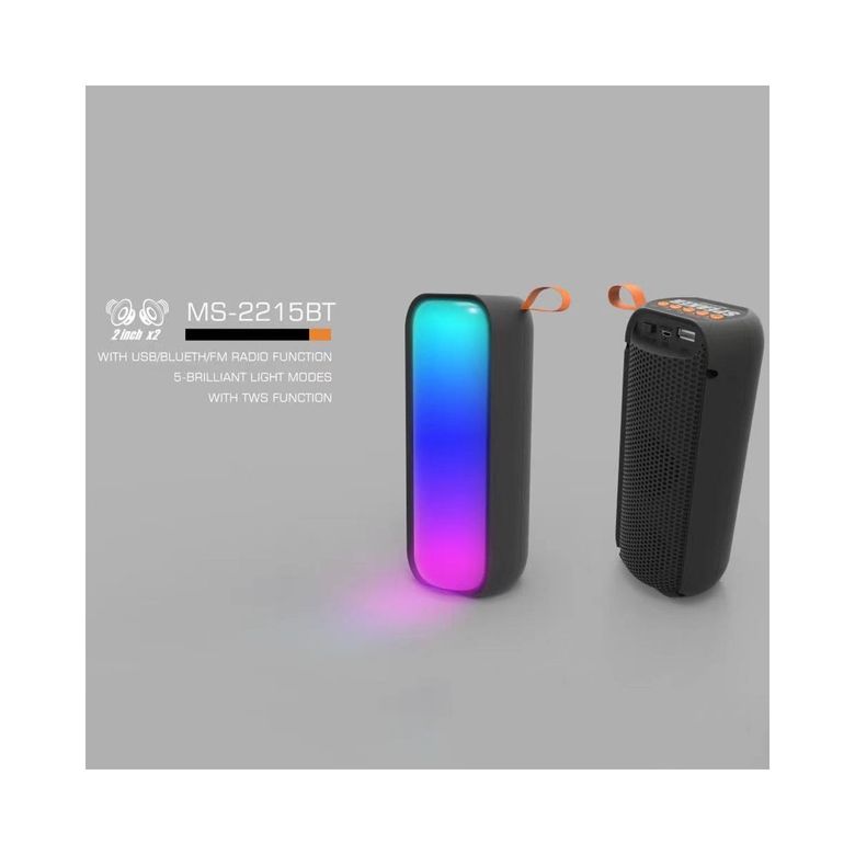 Newface Ms-2215Bt Rgb Siyah Kablosuz Hoparlör