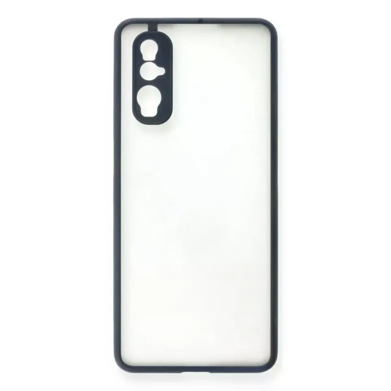 Newface Oppo Find X2 Kılıf Montreal Silikon Kapak - Lacivert