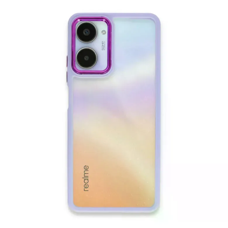 Newface Realme 10 Pro 5G Kılıf Dora Kapak - Lila