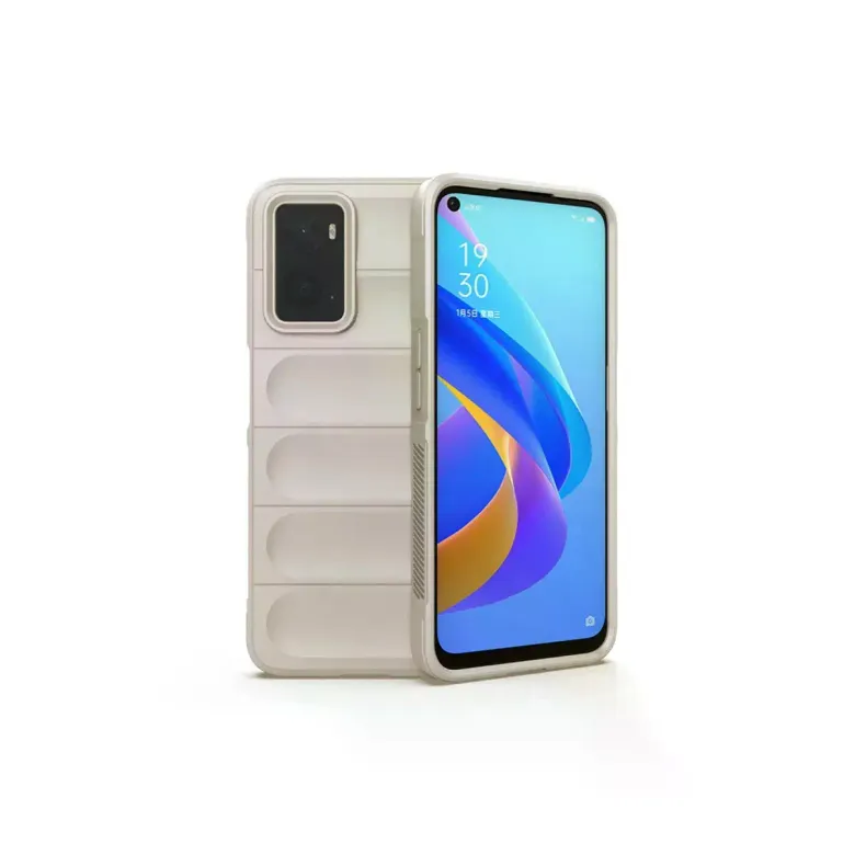 Newface Realme 9i 4G Kılıf Optimum Silikon - Krem