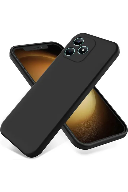 Newface Realme Note 50 4G Kılıf First Silikon - Siyah