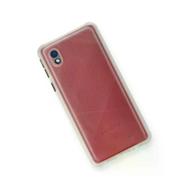 Newface Samsung Galaxy A01 Core Kılıf Miami Şeffaf Silikon - Şeffaf