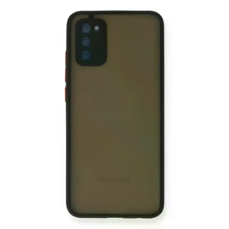 Newface Samsung Galaxy A02S Kılıf Montreal Silikon Kapak - Siyah