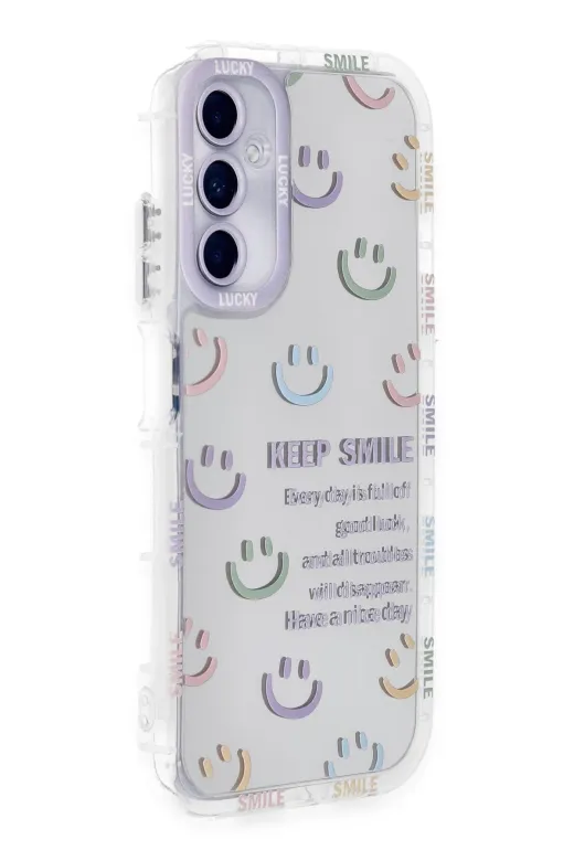 Newface Samsung Galaxy A05S Kılıf Reflexion Desenli Kapak - Desen 2